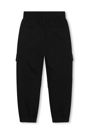 black cotton track pants GIVENCHY KIDS | H3012909B